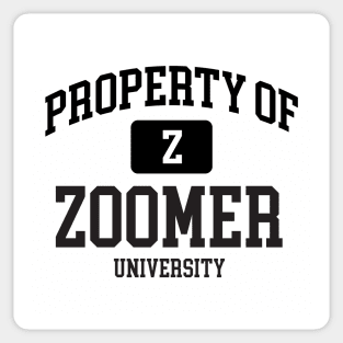 Property of Zoomer U. Sticker